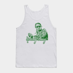 Young Thug // green solid style Tank Top